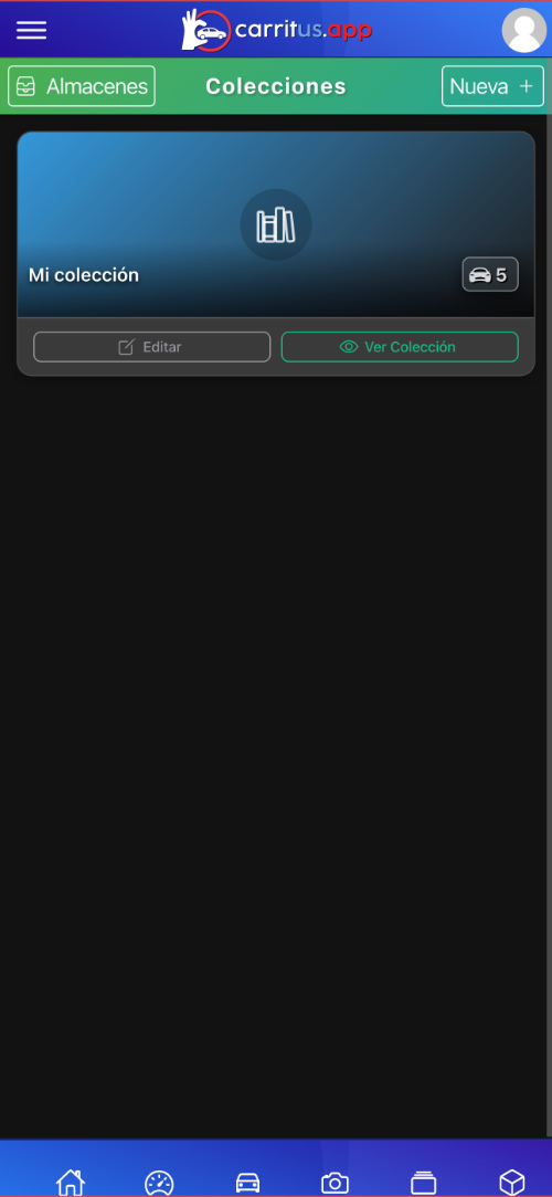 Gestión de colecciones en Carritus